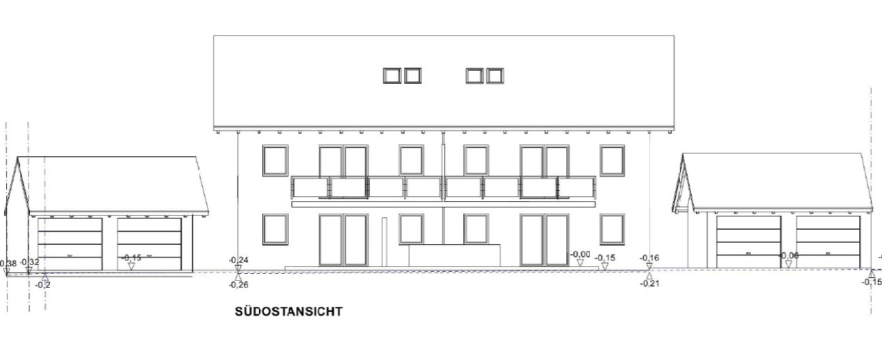 Neubau nahe Altötting…3 Zimmer Erdgeschosswohnung (W2) mit Garage und Stellplatz…